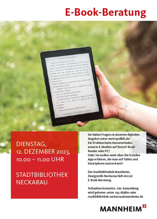 Plakat E-Book-Beratung