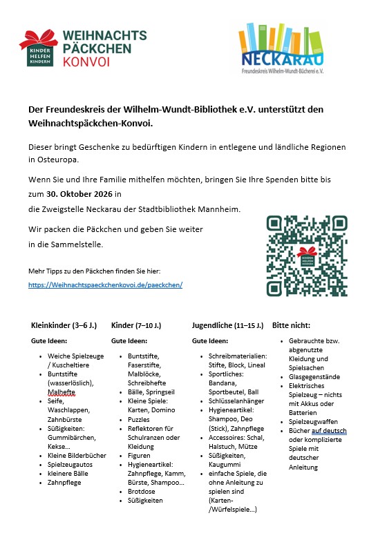 Plakat für den Weihnachtskonvoi
